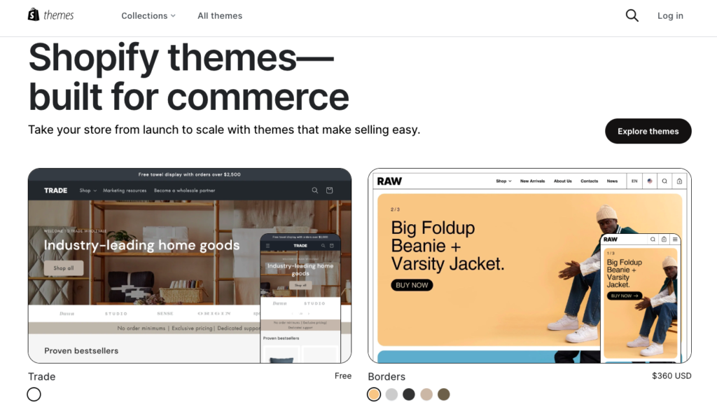 shopify themes